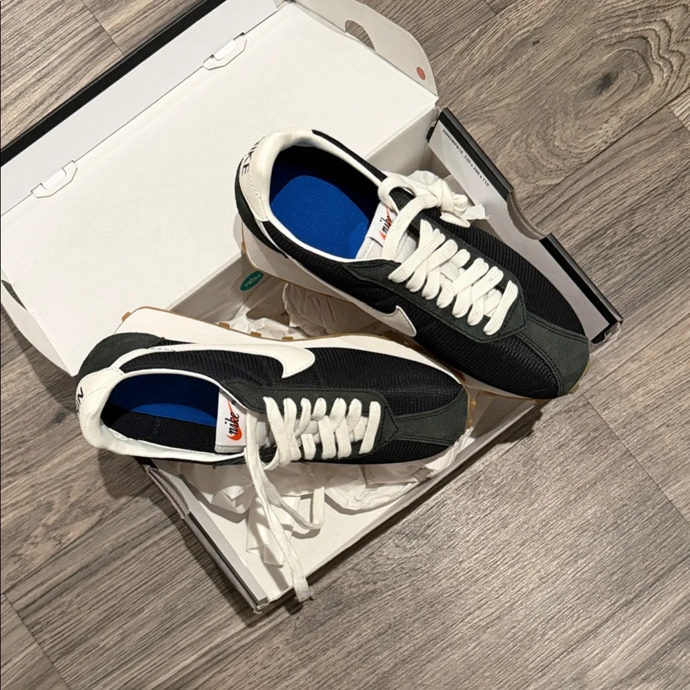 Women’s LD-1000 suede and leather-trimmed mesh sneakers - Picture 1 of 6